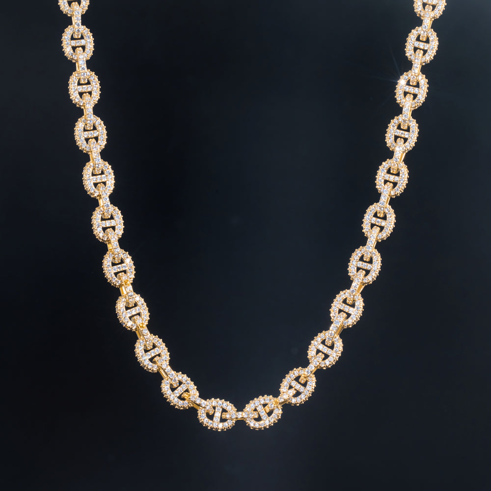 8mm Paved G-Link Necklace