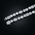 10mm Iced Out Multi Shaped Diamond Chain