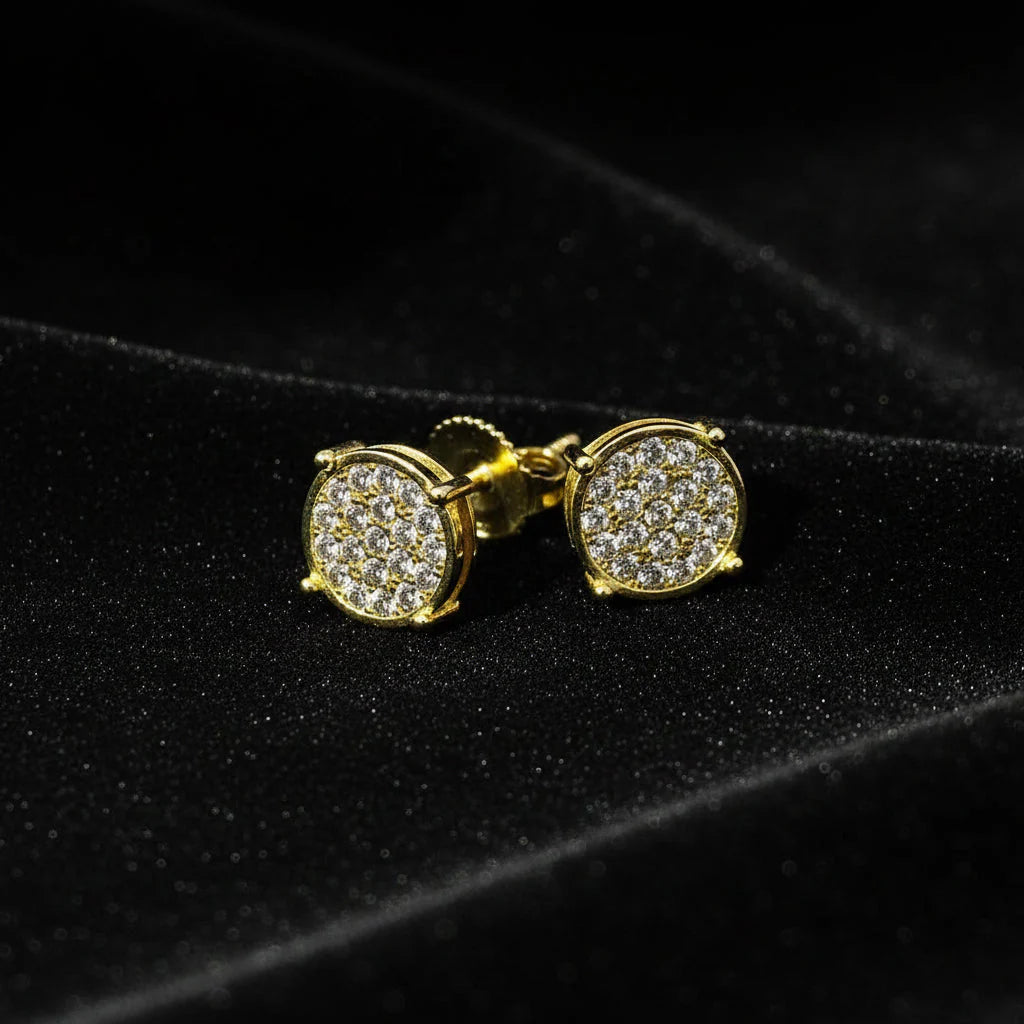 Moissanite 0.25 ctw Circle Earrings