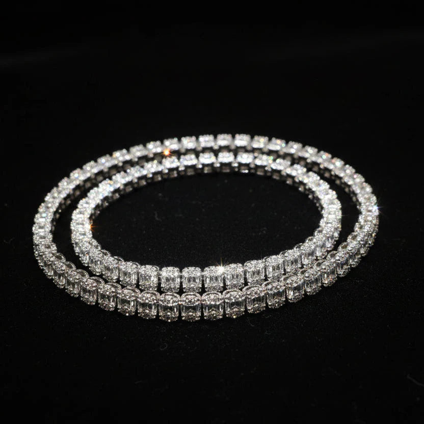 Moissanite Tennis Bracelet 14K Gold