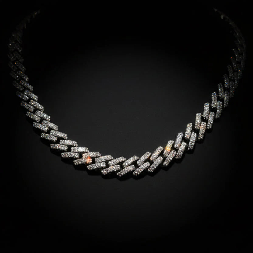 7MM Moissanite 4.4ctw Cuban Link Bracelet