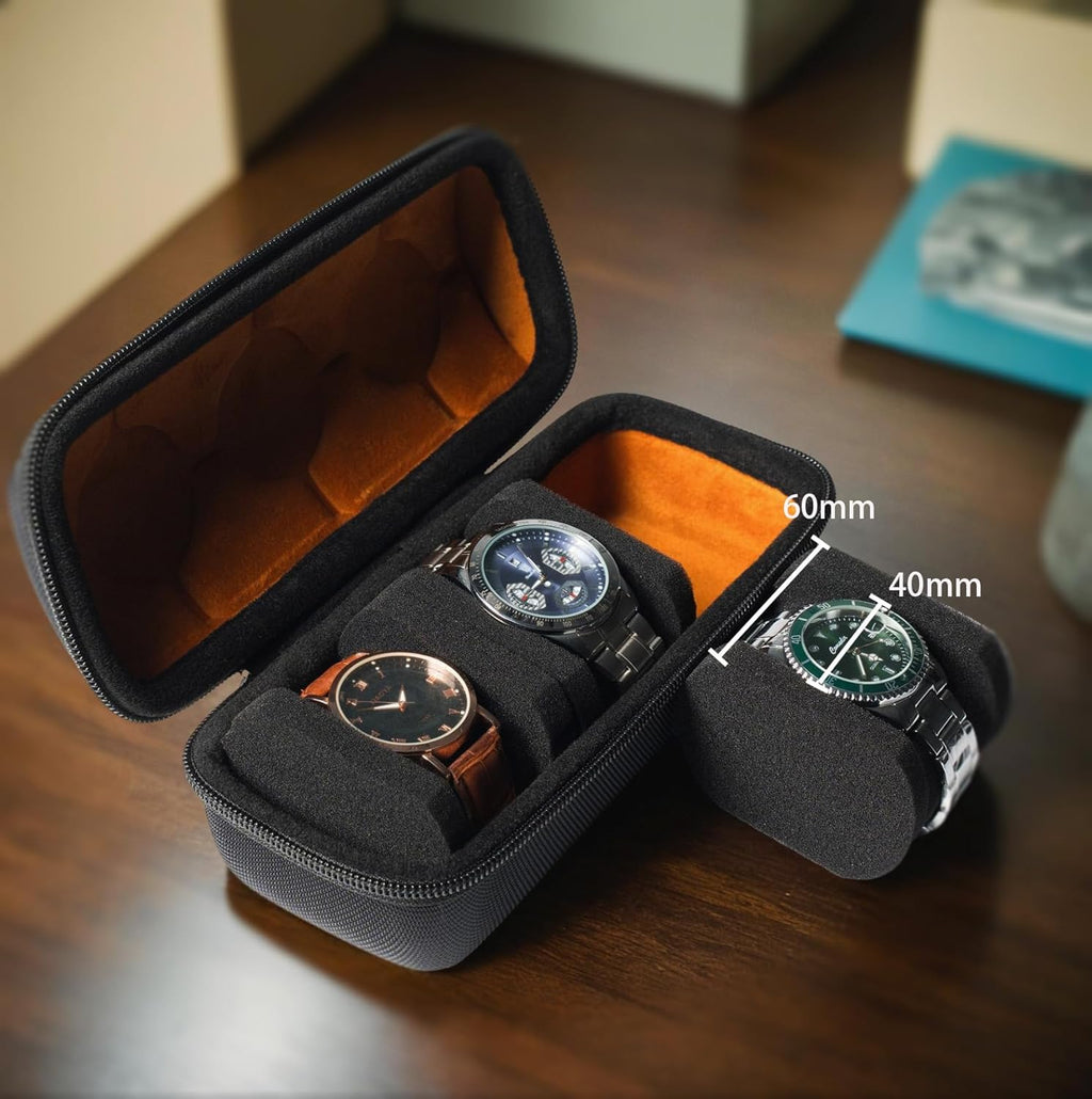 3 slot watch holder