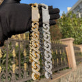 baguette choker chain 20mm