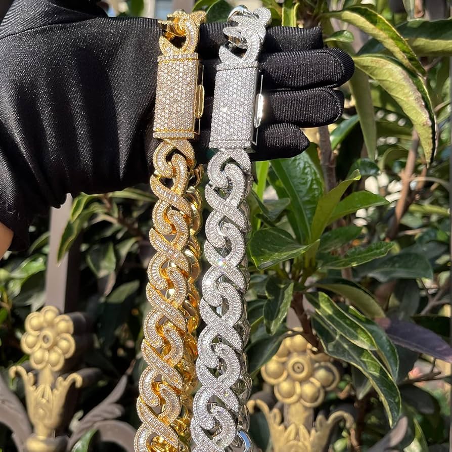 baguette choker chain 20mm