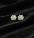 Round cut earrings