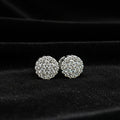 Moissanite 0.58 ctw Ball Earring