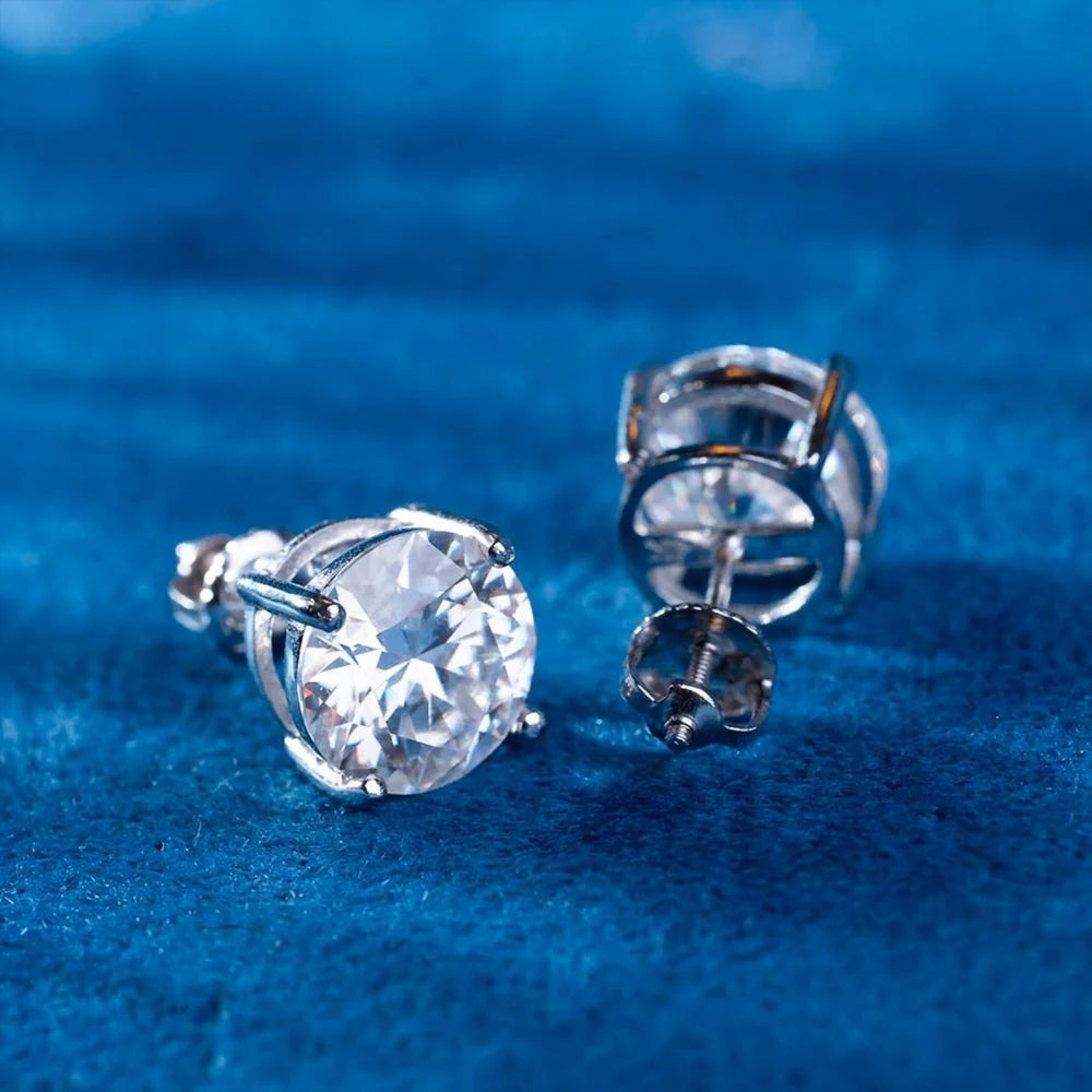 VVS Moissanite Stud Earrings