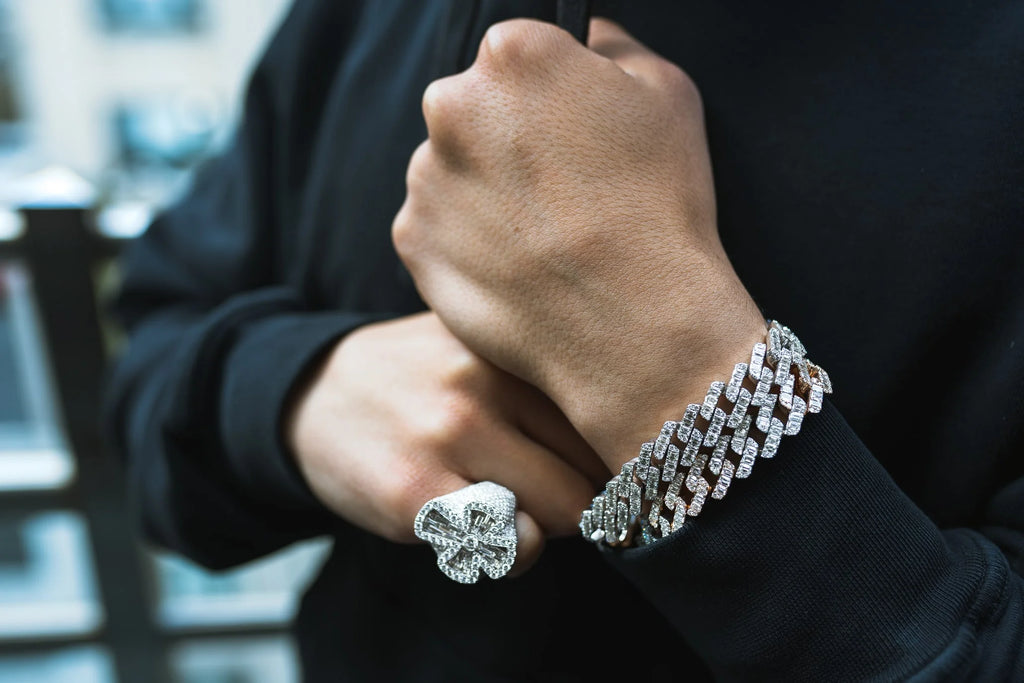 Moissanite 3.32 ctw Cuban Link Bracelet 10mm