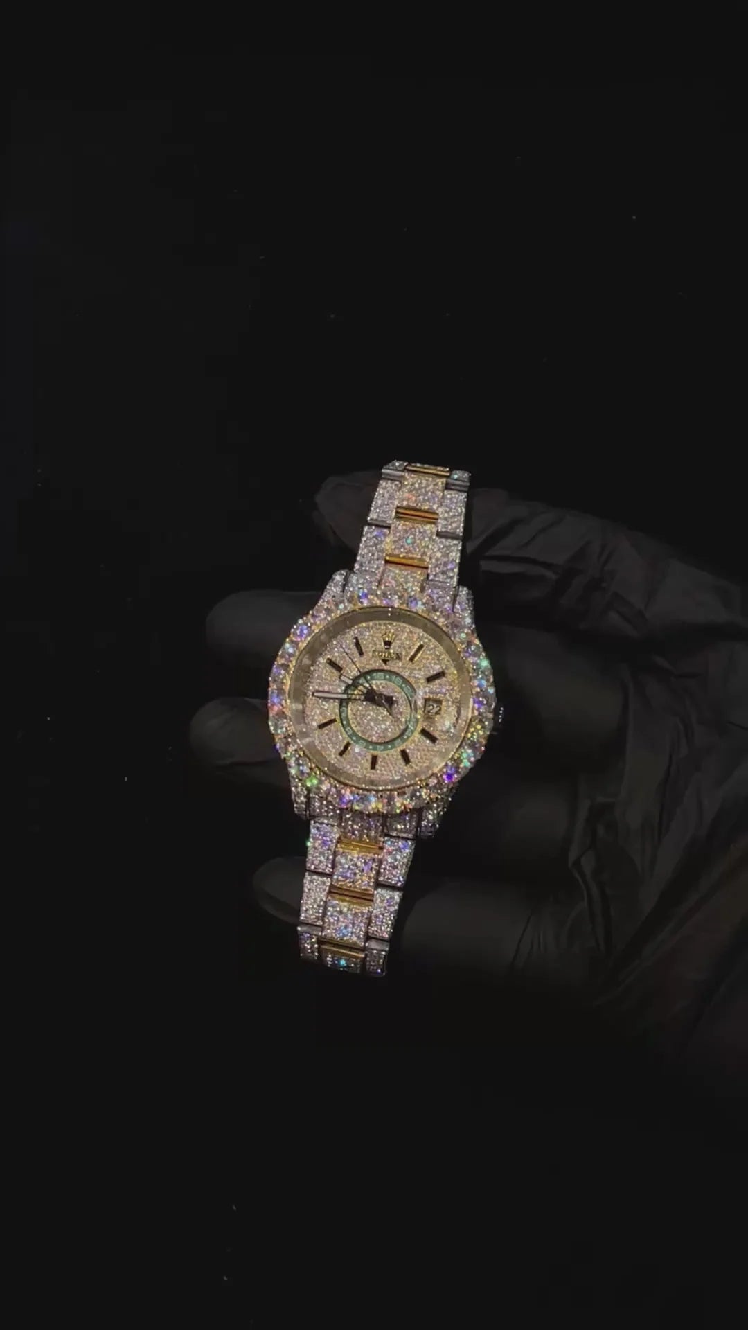 Iced Out VVS Custom Moissanite 41MM Watch
