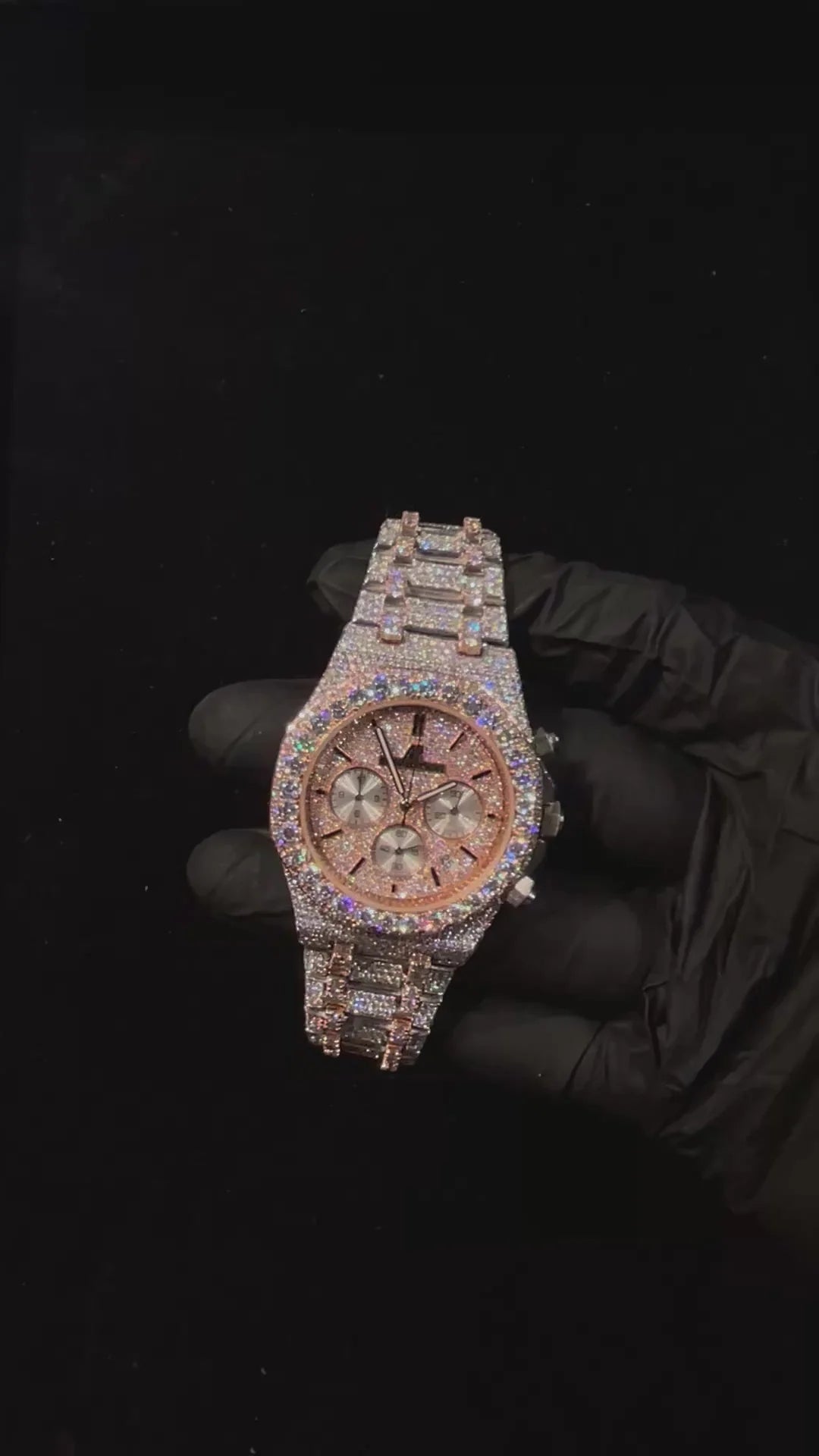 Iced Out VVS Custom Moissanite 41MM Watch