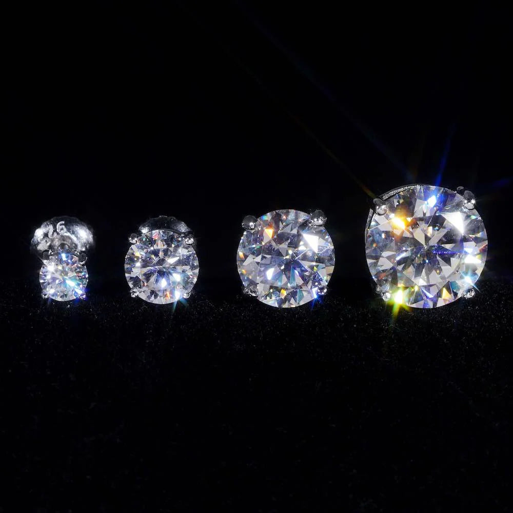 VVS Moissanite Stud Earrings