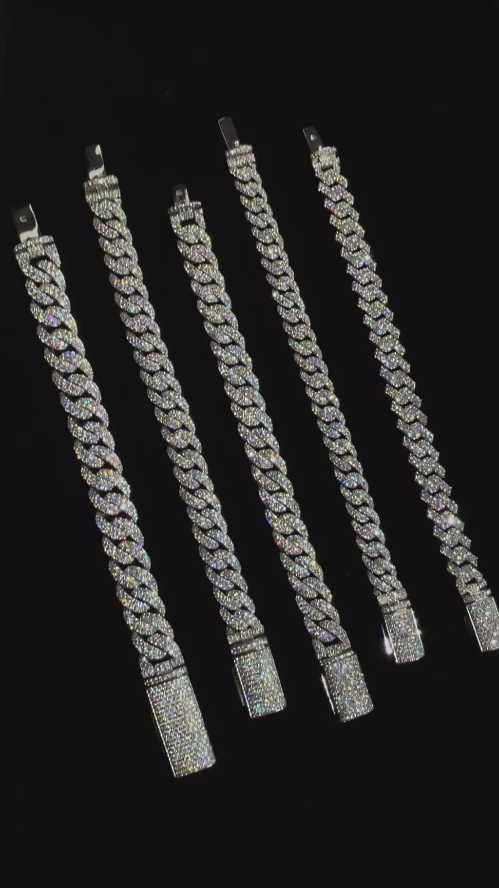 Moissanite 3.32 ctw Cuban Link Bracelet 10mm