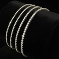 925 Silver Moissanite Tennis Bracelet 3mm